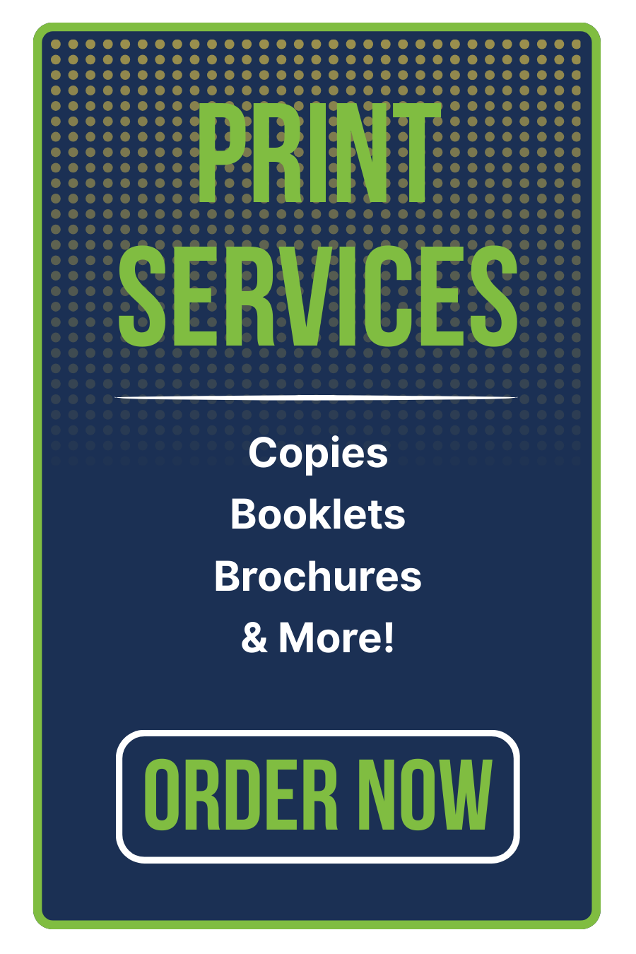 Select to choose from all Print Options